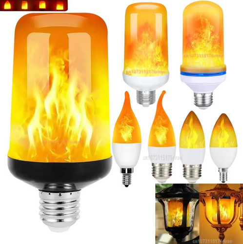 Lampadina fiamma led - lampadina,