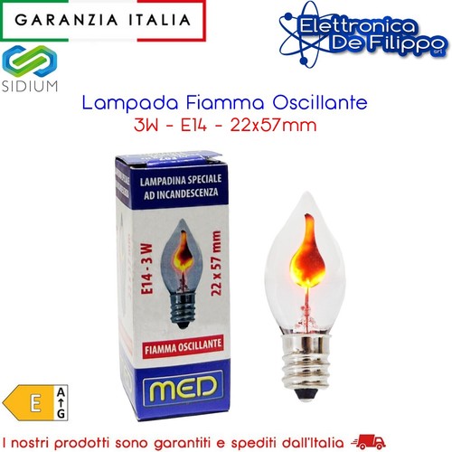 Lampadina con fiamma interna - lampadina,